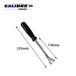 Herramienta de Extracción de Tapicería y Clips para Paneles de Puerta de Coche de Acero al Carbono Tipo V TAIWAN CALIBRE V con Acabado Cromado Arenado - Product Image 2