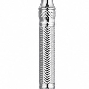 Rasoir de sécurité à double lame avec manche en acier inoxydable pour hommes, usage en salon de coiffure - Product Image 5