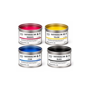 Encre liquide professionnelle de haute qualité pour imprimante offset, couleur verte, en cartouche - Product Image 1
