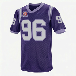 Diseño profesional personalizado 100% poliéster fútbol americano Jersey Ultimate Comfort manga corta transpirable impreso Technics - Product Image 4