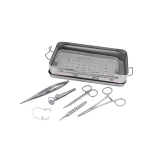Ensemble de chirurgie générale manuel en acier inoxydable de haute qualité SR-200-blade, outils vétérinaires, kit majeur et mineur, 51 pièces, certifié CE Classe I - Product Image 1