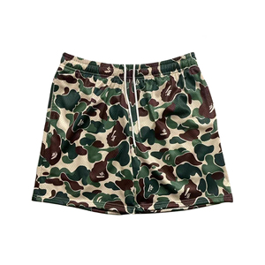 High Quality Custom Polyester Gym Basketball Heavy Sublimation Printed Double <b>Layer</b> Men 5 Inch Custom Mesh Shorts for Men - Product Image 3
