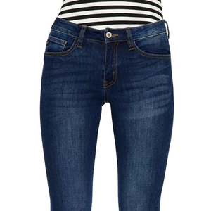 Pantalon en jean droit pour femme sur mesure, prix d'usine OEM ODM, durable, confortable, de haute qualité, fabricant - Product Image 5