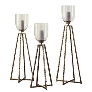 Bougeoir de qualité supérieure à prix de vente élevé en métal avec couvercle en verre pour décoration d'hôtel et de maison de mariage - Product Image 1