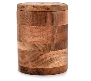 Best Quality Artizon Studio Salt Pepper Shaker Wood Dishwasher Safe Oven Safe <b>Microwave</b> Safe Eco-Friendly Durable Home Hotel - Product Image 6