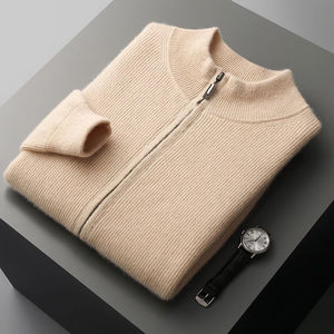 Pulls en laine respirants pour homme – Nouvelle collection automne-hiver – Modèle classique avec empiècements - Product Image 2