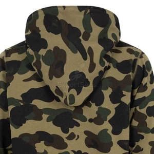 Sweat-shirt vintage pour homme en coton molletonné épais, imprimé DTG camouflage, motif forêt, style streetwear - Product Image 6