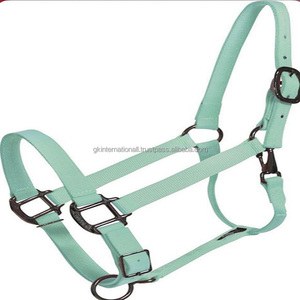 Personalized Design Multicolor Nylon Horse Halter Lightweight Fancy Nylon Webbing Waterproof Nylon Horse Racing Halter - Product Image 5