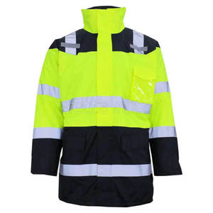 Premium Custom Reflective Hi Vis Winter Waterproof High Visibility Reflective Work Jacket for Construction Traffic <b>Road</b> Security - Product Image 4