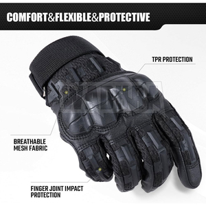 Tactical Gloves <b>Paintball</b> Gloves Breathable Anti-Slip Knuckle Protection Impact Resistant Outdoor OEM Supply - Product Image 5