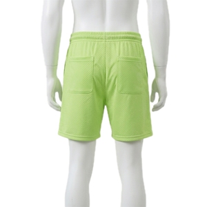 Pantalones Cortos Deportivos Transpirables de Malla con Cordón para Hombre, 5 Pulgadas, para Gimnasio, Baloncesto, Casual, con Bolsillos, 100% Poliéster Tejido - Product Image 6