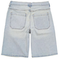 Jean baggy bleu foncé personnalisé pour homme – Tendance printemps-été – Coupe trois-quarts ample et droite – Jambe large