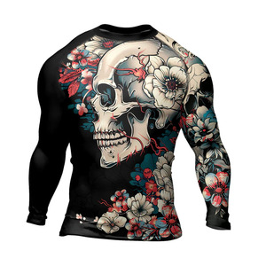 Camisetas de Compresión MMA de Alta Calidad en Oferta, Personalizables con Logotipo/Color/Talla, de Secado Rápido, Transpirables, de Manga Larga, para Surf, Navegación, BJJ - Product Image 2