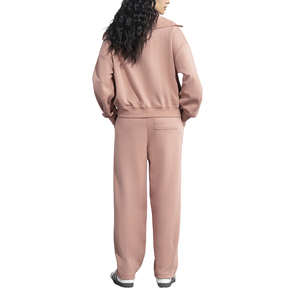 Sweat-shirt à demi-zip pour femme, prix de gros abordable, fabrication sur mesure en usine, couleur unie, sweat-shirt à quart de zip - Product Image 5