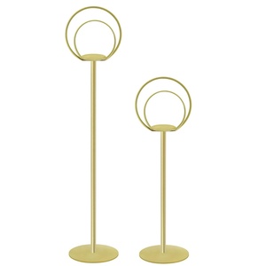 Bougeoirs extra hauts en métal personnalisés Bougeoirs super standard tendance pour la décoration de la maison - Product Image 3