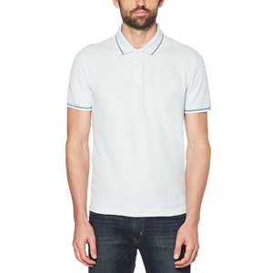 Polos de Hombre de Poliéster y Algodón Teñido Liso de 180 Gramos, Secado Rápido, Transpirables, para Golf, con Logotipo Personalizado OEM - Product Image 2