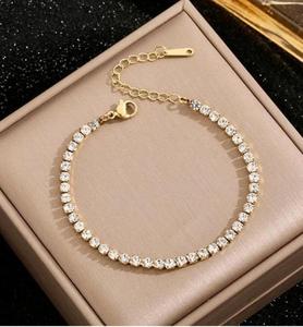 Wholesale Supply Diamond <b>Bracelet</b> for Women Luxury Tennis <b>Bracelet</b> Sparkling Fine Jewelry for Wedding Engagement Bulk Supplier - Product Image 6