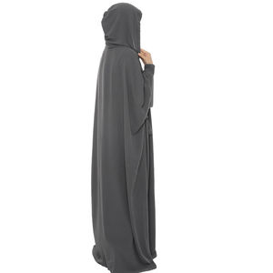 เสื้อผ้าอิสลามแขนยาวผ้าชีฟองคุณภาพสูงสำหรับผู้หญิง รุ่นใหม่ล่าสุด ไซส์ใหญ่ ดีไซน์หรูหรา สวมใส่สบาย เรียบร้อย สไตล์มุสลิม - Product Image 6