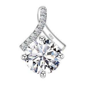 Pendentif solitaire rond classique plaqué or rose, chaîne élégante et délicate, pendentif en cuivre écologique avec zircon cubique, chaîne unisexe - Product Image 3