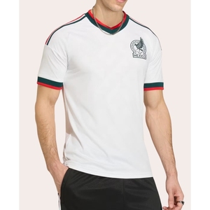 Camiseta de Fútbol de Visitante del Equipo Nacional de México 2026, 100% Algodón, Estampado Animal, Transpirable, Talla Grande |   Edición al por Mayor - Product Image 2