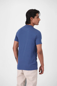 เสื้อยืดคอกลมแขนสั้นสำหรับผู้ชายเสื้อลำลองแบบถักระบายอากาศได้ดี - Product Image 3
