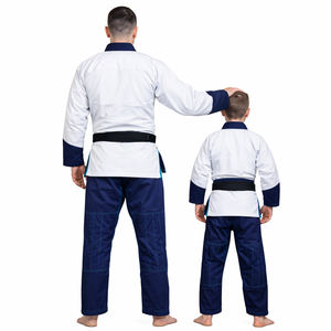 Conjunto de Uniforme de Artes Marciales Rojo y Negro Personalizado para Hombres y Niños, Traje de Entrenamiento de Karate y BJJ Premium al por Mayor - Product Image 6
