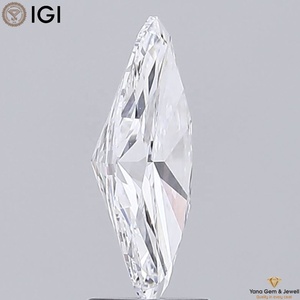 Diamant de laboratoire CVD certifié IGI 2,00 carats, taille marquise, couleur D, clarté VS1, personnalisable pour la création de nouveaux bijoux - Product Image 5