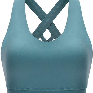Custom Wholesale Women's Sports Bra – Seamless Racerback High <b>Support</b> Gym <b>Crop</b> <b>Tops</b> in Solid & Camo Prints - Product Image 1