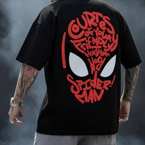 เสื้อยืดคอตตอน 100% แบบสั่งทำพิเศษ คุณภาพสูง แขนสั้น ผ้าถัก ไซส์ใหญ่ สไตล์ลำลอง พร้อมลายพิมพ์โลโก้ - Product Image 2