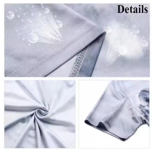 T-shirt de football noir Los Angeles, col en V, décontracté, sportif, surdimensionné, pour homme, streetwear, séchage rapide - Product Image 2