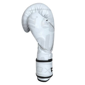 Guante de boxeo de piel de vaca auténtica profesional, nuevo diseño de fabricante, acepta logotipo personalizado, color retro, cuero genuino, patada de entrenamiento, cuero pu - Product Image 1