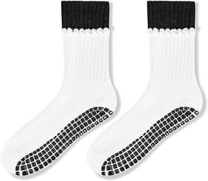 Pilates <b>Socks</b> With <b>Grips</b> for Women Cute Non Slip Crew Gripper Yoga <b>Sock</b>-Grippy Sticky for Hospital/Dance Barre/Workout - Product Image 2