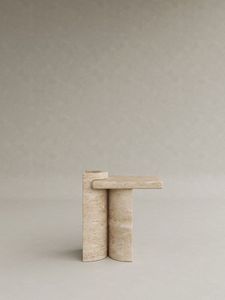 New Arrival Travertine <b>Side</b> <b>Table</b> Sculptural Stone Accent Furniture For Luxury Home Hotel Decor Export Bulk Use Sale <b>Set</b> Modern - Product Image 1