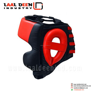 Protector de cabeza de cuero, casco de boxeo, MMA - Product Image 4