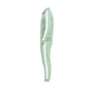 OEM Men Sport Tracksuits Custom Fleece Fitness Training Set Zip Jacket Jogger <b>Pants</b> Wholesale Athletic Wear Supplier OEM Factory - Product Image 3