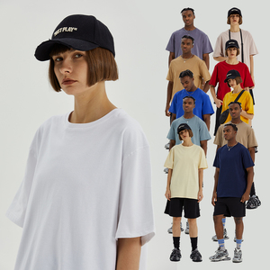 เสื้อยืดคอเต่าทรงโอเวอร์ไซส์ หนัก 280 กรัม ผ้าคอตตอนหนา สำหรับผู้ชายและผู้หญิง ทรงบ็อกซี่ ไซส์ใหญ่พิเศษ - Product Image 1