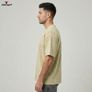 เสื้อยืดลำลองผู้ชาย ผ้าฝ้าย 100% สวมใส่สบาย รับออกแบบโลโก้ตามสั่ง ผลิตในประเทศปากีสถาน - Product Image 2
