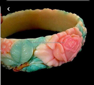 Handcrafted <b>Vintage</b> Angel Style Resin Craft for Women Customized High-End <b>Cufflink</b> Bangle Model Wedding Gift India - Product Image 2