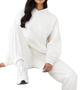 ชุดวอร์มโอเวอร์ไซส์สำหรับผู้หญิงชุดวอร์มใส่เล่นกีฬาวิ่งเล่นยิมฤดูหนาวขนาดพิเศษพิมพ์ลายพลอยเทียมระบายอากาศ - Product Image 2