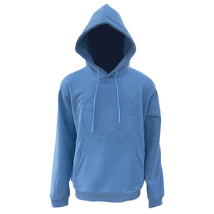 Sweat-shirt à capuche unisexe personnalisé en molleton écologique vintage avec strass et impression 3D en relief 100 % coton, pull décontracté pour l'hiver - Product Image 1