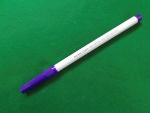 Stylo de marquage pour broderie effaçable à l'eau HC0056, garantie de qualité, bleu, soluble dans l'eau, plastique pour vêtements et quilting - Product Image 3