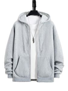 Sudaderas con Capucha Unisex Extra Grandes, Personalizadas, con Cierre, de Algodón 100%, Gruesas y Térmicas para Invierno, para Hombre - Product Image 3