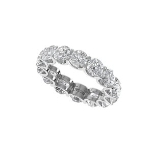 Ethnic Round Cut Lab Grown Diamond Ring 925 Silver 9kt, 14kt, 18kt Gold Diamond Rings for Women's Engagement Ring - Product Image 3