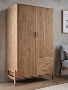 Meubles de chambre modernes et simples pour maison, hôtel, appartement à vendre – Armoire de rangement sur mesure fabriquée en usine pour dressing - Product Image 2