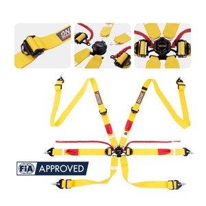 Custom Logo TBRACING SPORT PLUS 3 FIA Approved Racing Seat Safety Belt 50mm Webbing for Brand Wholesale Orders OEM ODM Factory - Product Image 2
