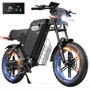 Vélo électrique tout-terrain en stock UE, pneus larges 20 pouces, batterie lithium 48V 31.5Ah, moteur moyeu arrière, frein à disque, 7 vitesses - Product Image 2