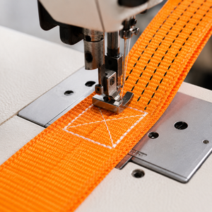 Sangle d'arrimage à boucle à came en polyester haute résistance certifiée CE 38 mm 450 kg sans crochet Marque Provina pour le transport de marchandises sur camion OEM - Product Image 3
