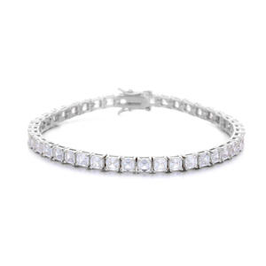 Luxury <b>White</b> Gold <b>Bracelet</b> With Pear Cut Fancy Diamonds Rhodium Plated Women's Everyday Wear Jewelry Available for Best Price - Product Image 3