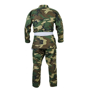 Kimono de BJJ camouflage pour homme, coupe classique, 100% coton respirant, vêtements d'arts martiaux, taille adulte - Product Image 3