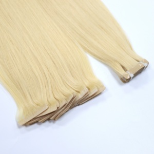 Extensiones de Cabello con Cinta Adhesiva Invisible, Cabello Humano Vietnamita, Aspecto Natural para Mujeres, Uso en Salón, Más Vendidas - Product Image 1